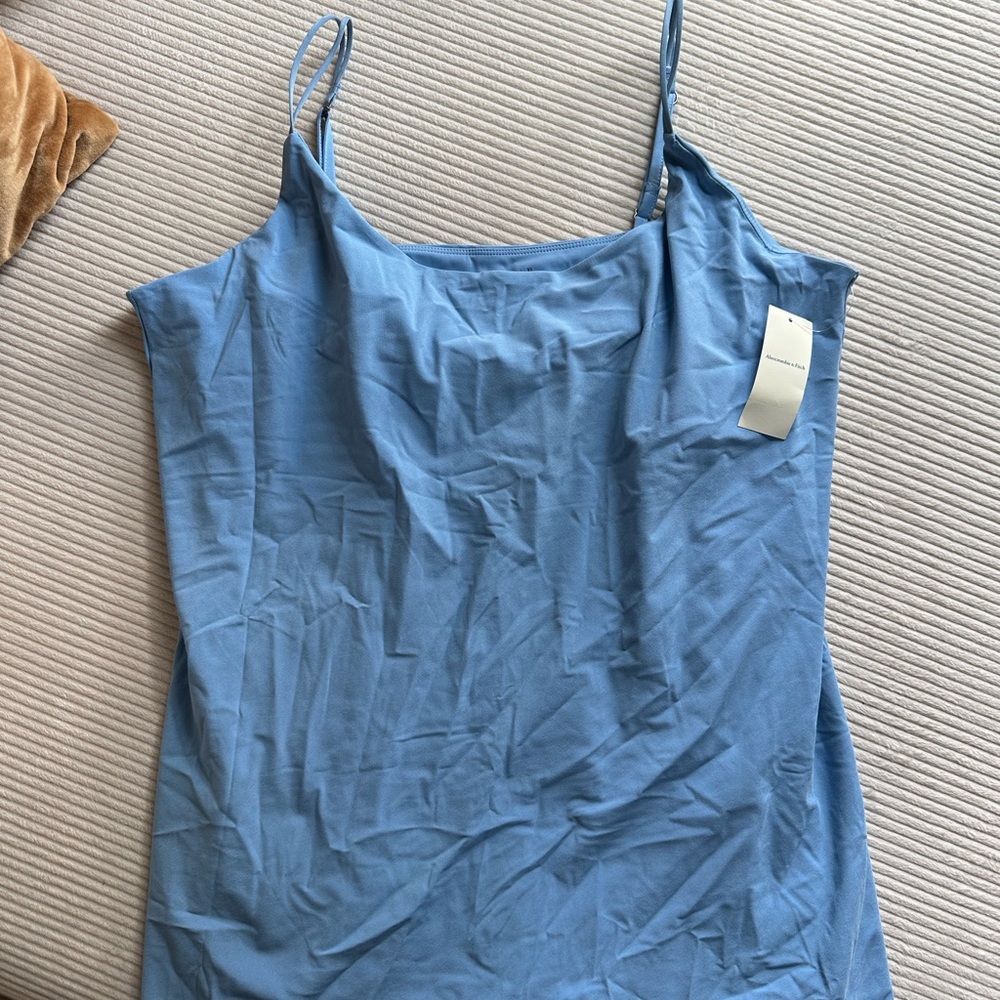 Blue Women's Spaghetti Strap Mini Dress